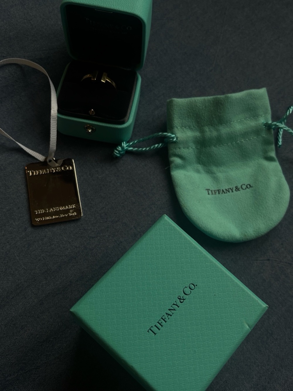 Classic open T ring Tiffany’s gently used - Picture 9 of 14